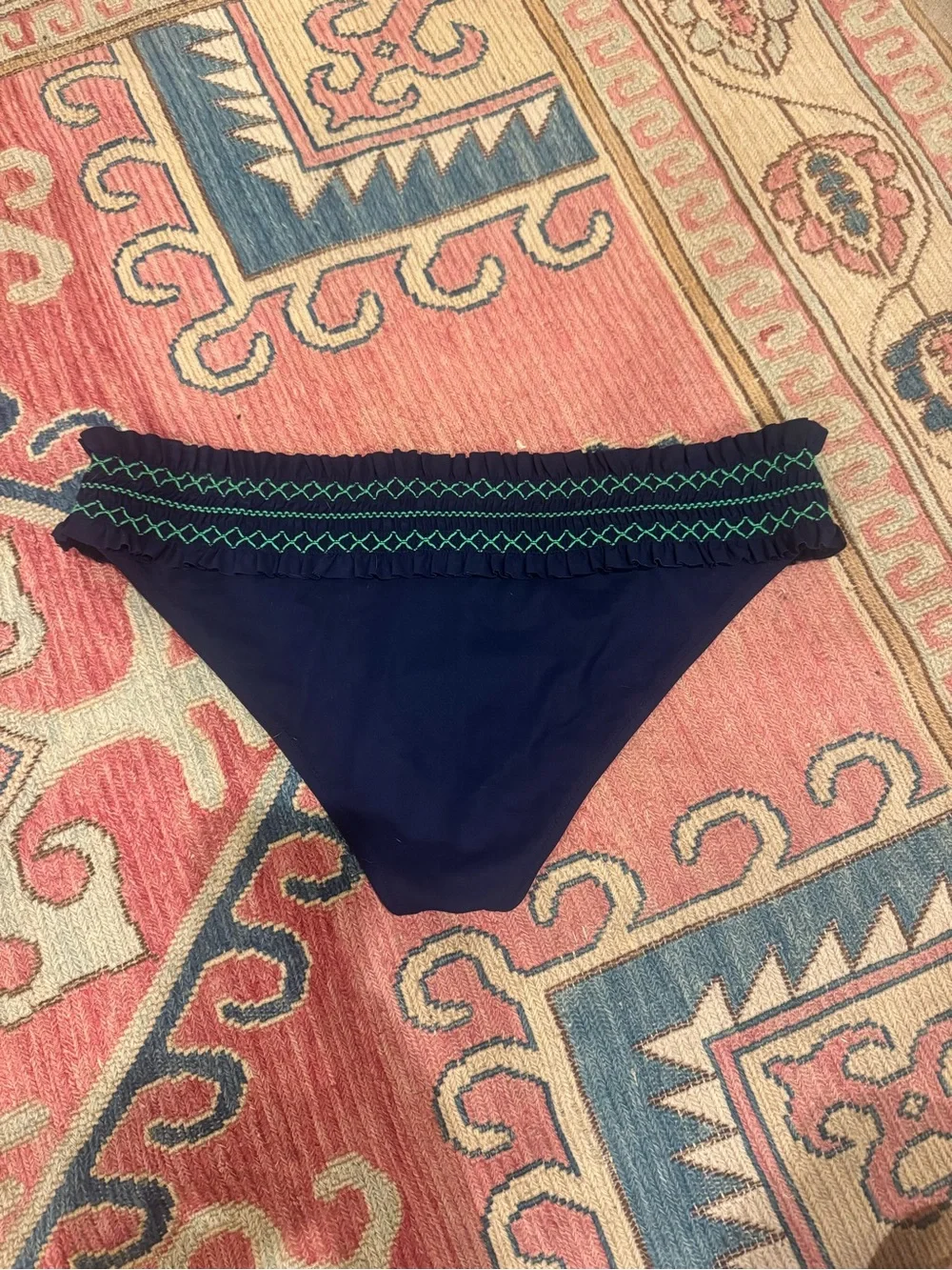 Tory Burch Navy/Green Costa bikini